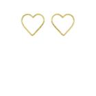 Brent Neale Women's Yellow Gold Heart Earrings-gold