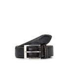 Harris Men's Burnished Leather Belt - Black