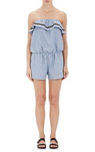 Lemlem Women's Amara Romper-blue