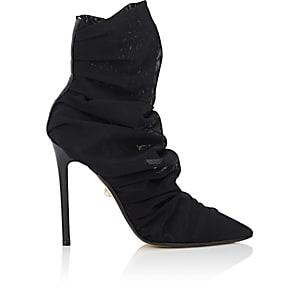 Alev Milano Women's Isabeli Tulle Ankle Boots-black