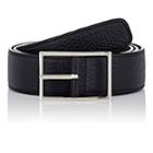 Simonnot Godard Men's Reversible Leather Belt - Black