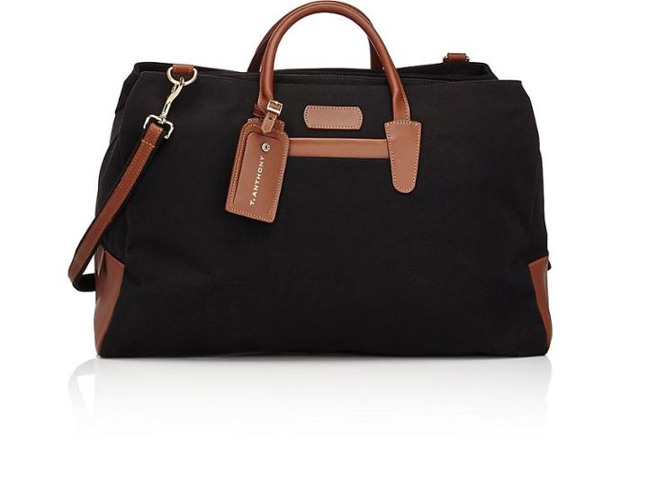 T. Anthony Men's Canvas & Leather Weekender Bag