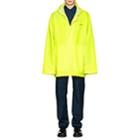 Vetements Men's Logo Hooded Raincoat-yellow