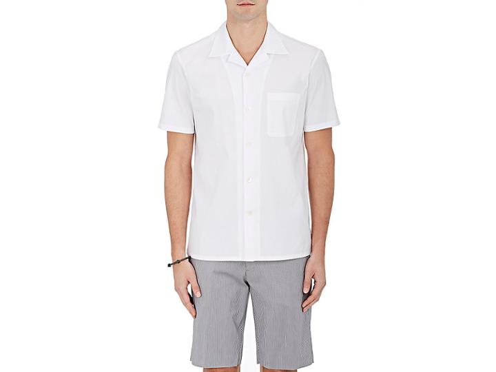 Theory Men's Cabana Cotton-blend Shirt