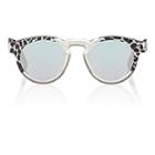 Illesteva Women's Leonard Sunglasses-black, Safari, Silver