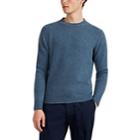 Barneys New York Men's Mlange Cashmere Crewneck Sweater - Blue