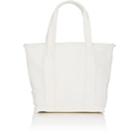 Barneys New York Women's Frayed Small Tote Bag - White