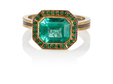 Judy Geib Women's Emerald Ring