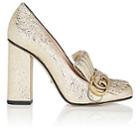 Gucci Women's Marmont Metallic Leather Pumps - Gold