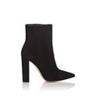 Gianvito Rossi Women's Piper Suede Ankle Boots - Black