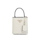 Prada Women's Leather Bucket Bag - White