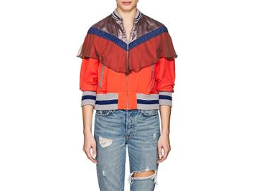 Kolor/beacon Women's Mixed-media Zip-front Jacket