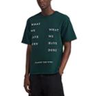 Reese Cooper Men's What We Have Seen Cotton T-shirt - Dk. Green