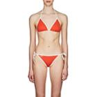 Fendi Women's Triangle String Bikini - Red
