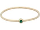 Jennifer Meyer Women's Emerald Thin Ring