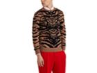 Alexander Mcqueen Men's Skull Tiger-striped Wool Sweater