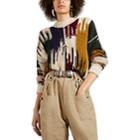 Isabel Marant Women's Delly Abstract-pattern Mohair-blend Sweater