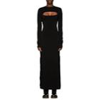 Marc Jacobs Women's Reverse-seam Stretch-crepe Maxi Dress - Black