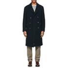 Massimo Alba Men's Wool Double-breasted Topcoat-olive