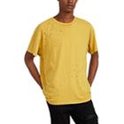 Amiri Men's Shotgun-hole Cotton T-shirt - Gold