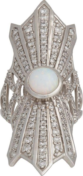 Deborah Pagani Empress Ring-colorless