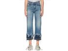 R13 Women's Camille Distressed Straight Jeans