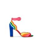 Christian Louboutin Women's Degratissimo Suede Ankle-strap Sandals - Version Multi