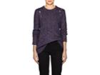 Raquel Allegra Women's Distressed Cable-knit Wool-blend Sweater