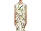 Calvin Klein 205w39nyc Women's Floral Silk-wool Jacquard Foldover Top