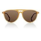 Tom Ford Men's Carlo Sunglasses-medium Yellow