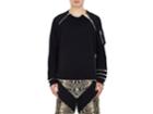Givenchy Men's Zip-embellished Cotton Fleece Sweatshirt