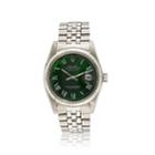 Vintage Watch Men's Rolex 1969 Oyster Perpetual Datejust Watch - Green