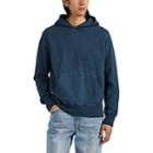Ksubi Men's Washed Cotton French Terry Hoodie - Blue