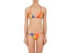 Onia Women's Megan Feather-print String Bikini Top
