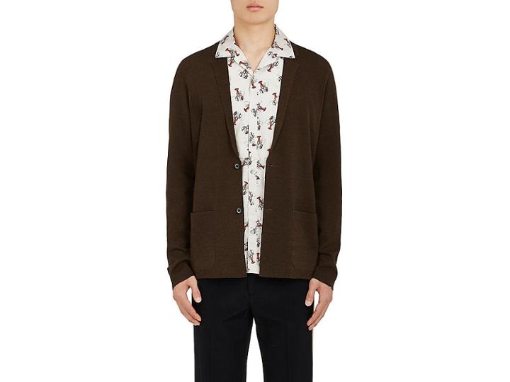 Lanvin Men's Wool-silk Sweater Jacket