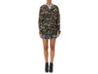 Saint Laurent Women's Camouflage & Star-print Hooded Field Jacket