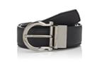 Salvatore Ferragamo Men's Gancio-buckle Reversible Leather Belt