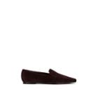 The Row Women's Minimal Suede Loafers - Hickory