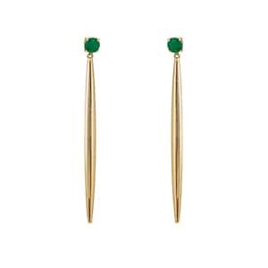 Ileana Makri Women's Grass Drop Earrings - Green