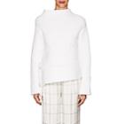 The Row Women's Alys Cotton-blend Asymmetric Sweater-white