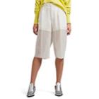 Maison Margiela Women's Voile Bermuda Shorts - White