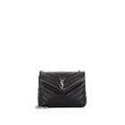 Saint Laurent Women's Monogram Loulou Small Leather Shoulder Bag - Black