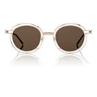 Thierry Lasry Women's Probably Sunglasses-gold, Brown