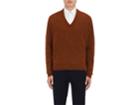 Lemaire Men's Mlange Wool V-neck Sweater