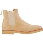 Common Projects Men's Suede Chelsea Boots-lt. Brown