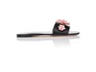 Prada Women's Flower-embellished Leather Slide Sandals