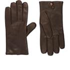 Barneys New York Men's Leather Gloves-brown