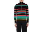J.w.anderson Men's Striped Merino Wool Half-zip Sweater