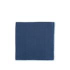 Paolo Albizzati Men's Dot-pattern Silk Pocket Square - Blue