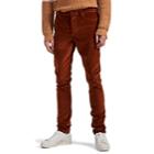Monfrre Men's Greyson Velvet Skinny Jeans - Brown